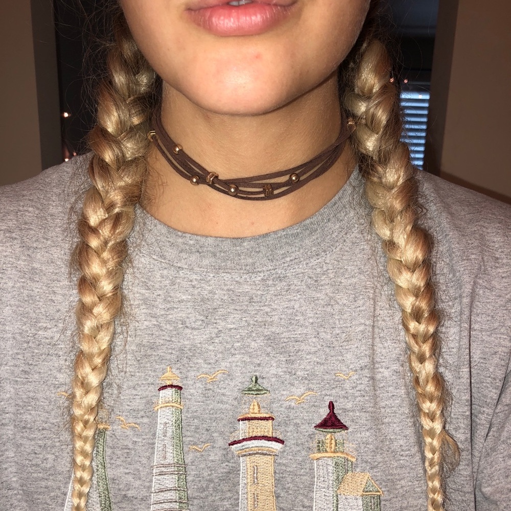 Suede choker